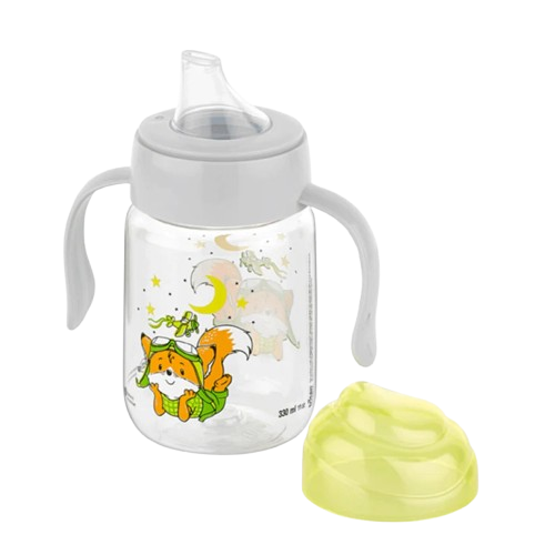 Tasses d'apprentissage à bec souple - GRIS