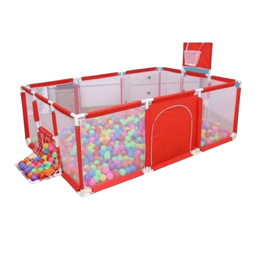 Parc bébé avec foot et basket + 20 Balles colorées