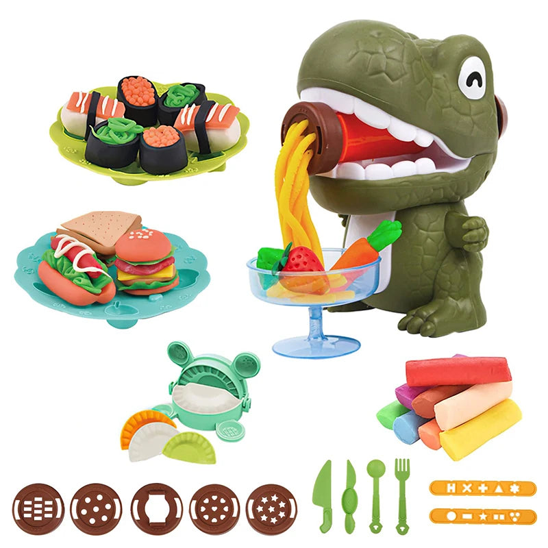 Set de pâte à modeler avec accessoires 24 pcs - Dinosaure