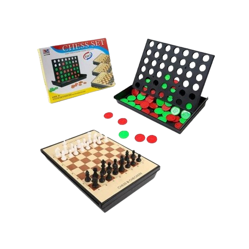 Jeu de société 4 en 1