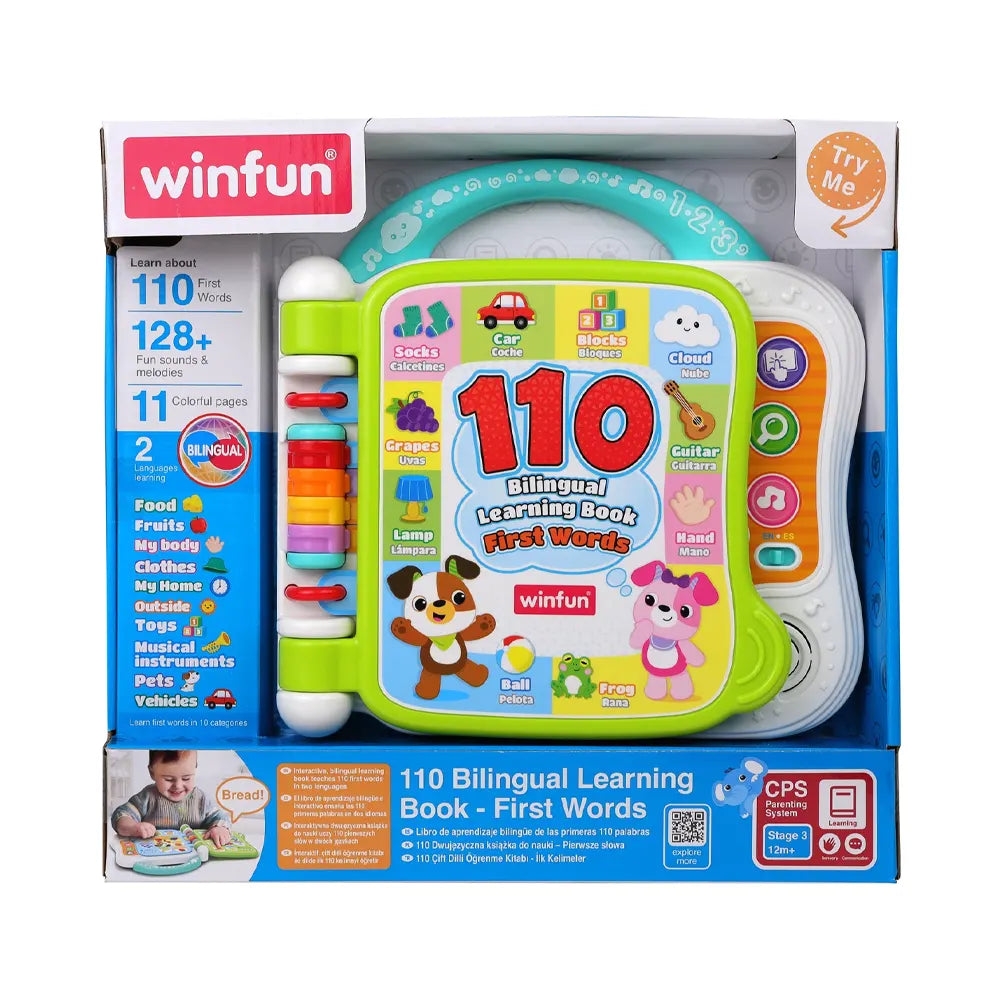 Livre d’apprentissage bilingue : 110 mots - WINFUN
