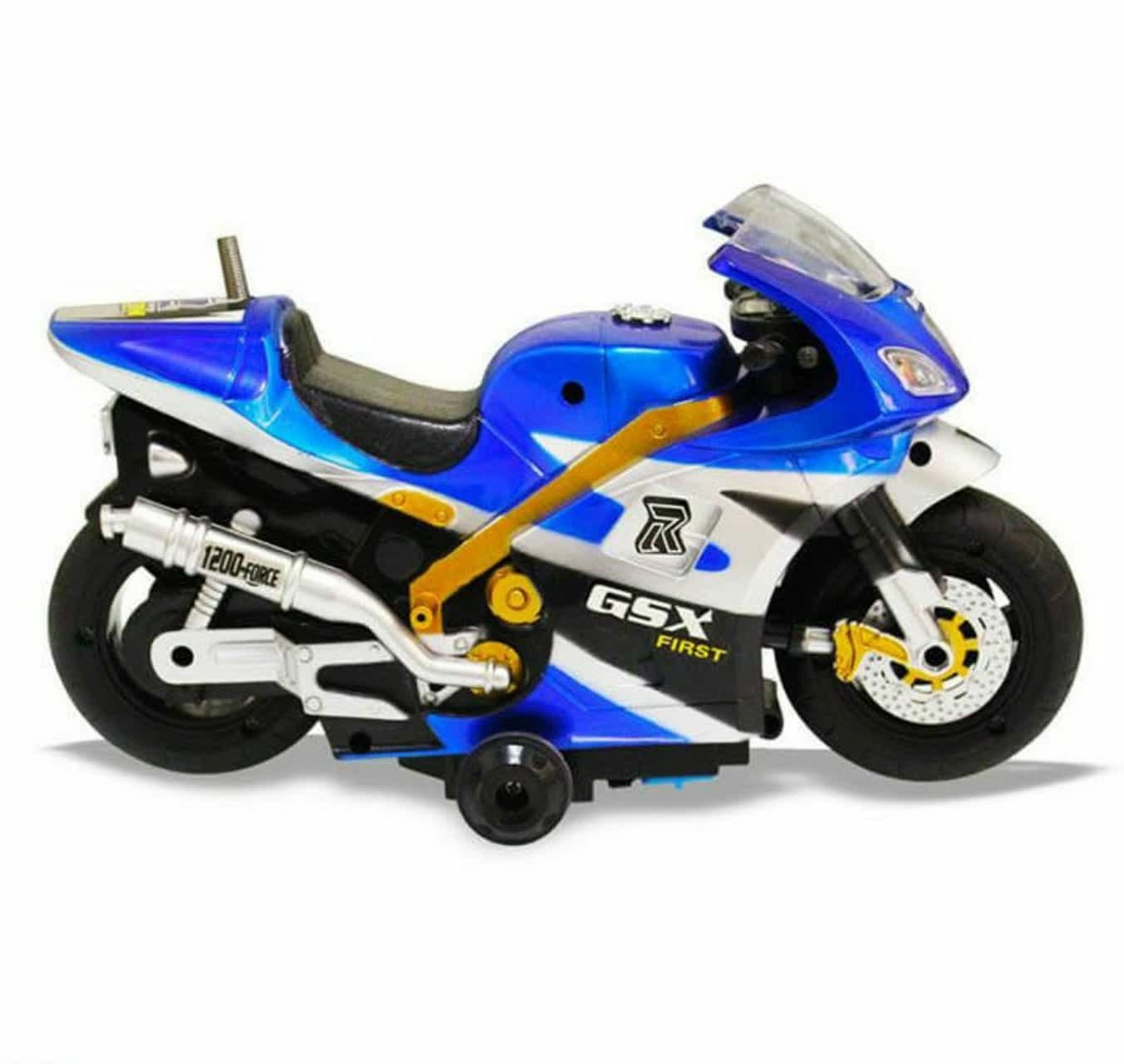 Moto télécommandée - BLEU