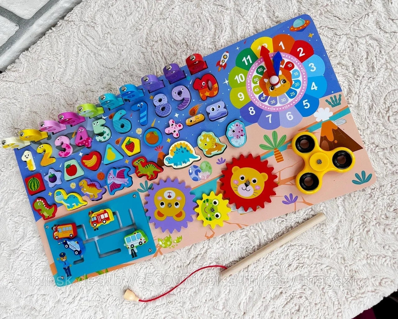 Planche éducative Montessori 10 en 1