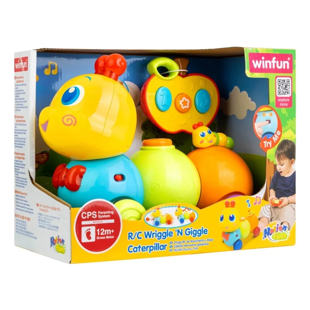 Boîte Winfun R/C Wriggle 'N Giggle Caterpillar, dès 12 mois