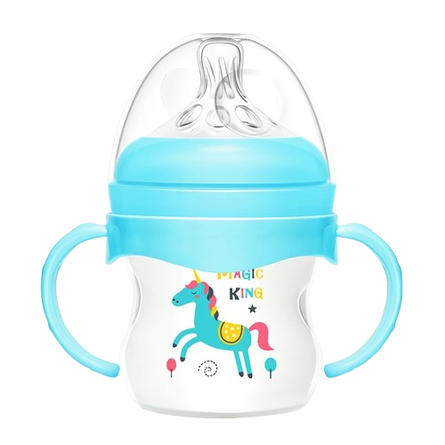 MOMEASY Biberon en plastique 0M+ 120 ml - MAGIC KING
