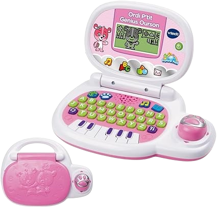 Ordi P'tit Genius Ourson rose - Vtech