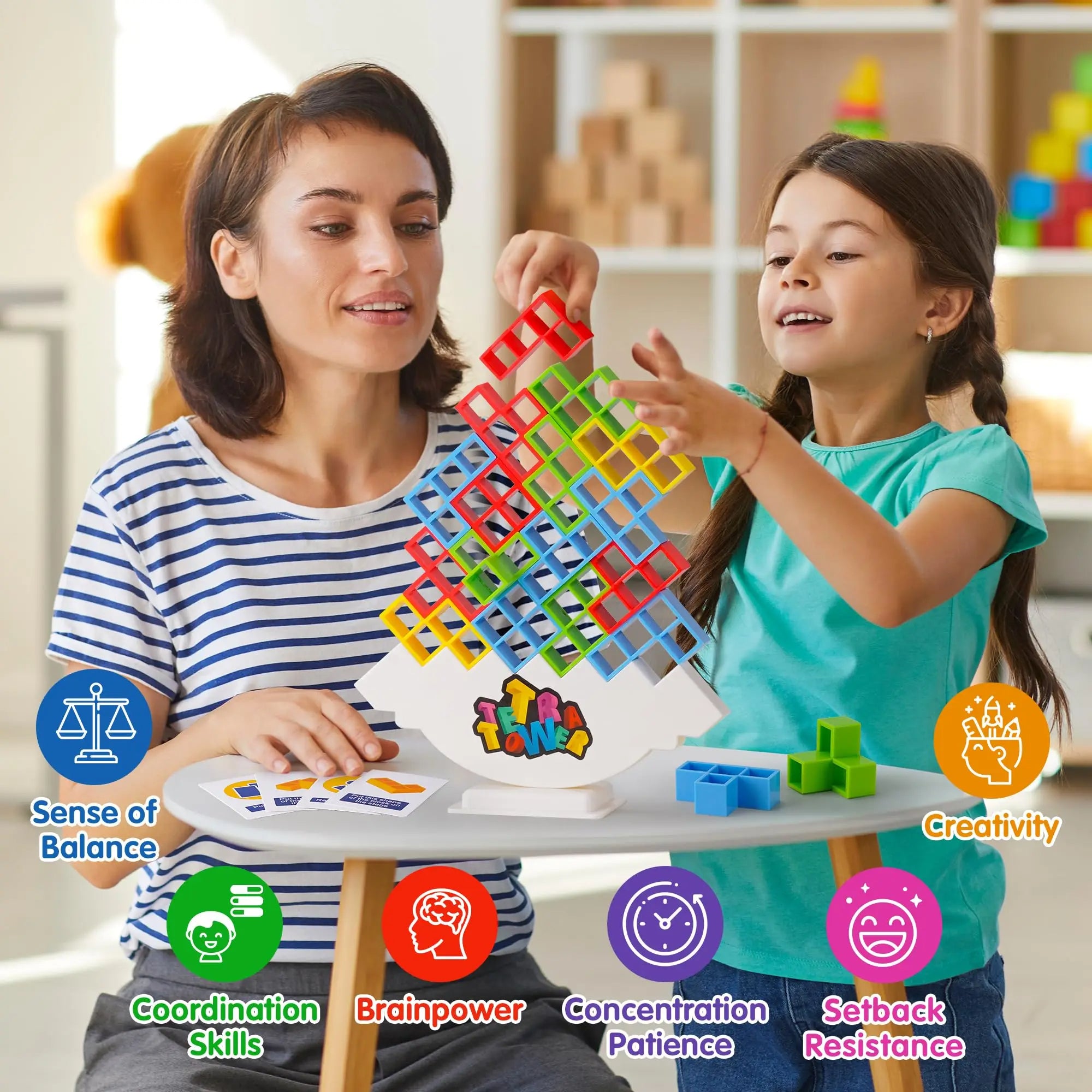 Jeu d'équilibre pour enfants - 48 pcs