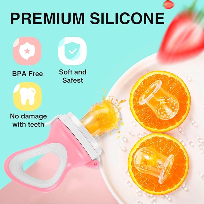 Tétine grignoteuse rose - LYKO