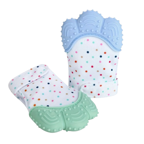 Gant de dentition en silicone