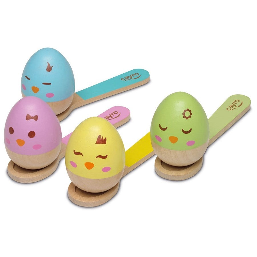 Jeu d'équilibre œufs en bois - CAYRO