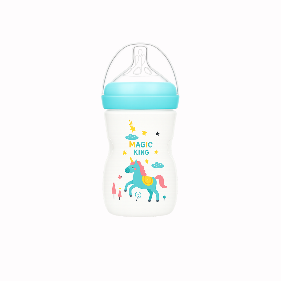 MOMEASY Biberon en plastique 6M+ 330 ml - MAGIC KING