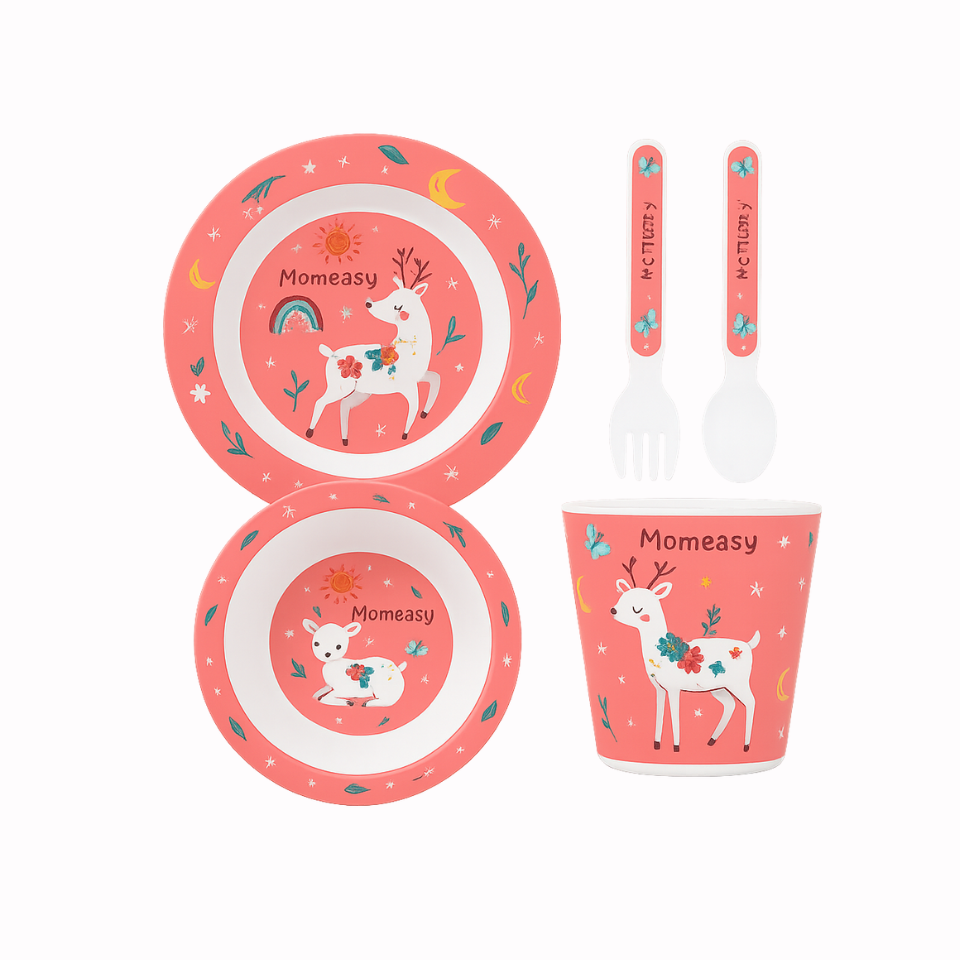 Ensemble vaisselle Rose - MOMEASY