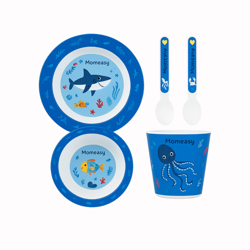 Ensemble vaisselle Bleu - MOMEASY