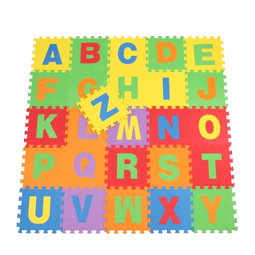 Tapis puzzle 'Alphabet' en mousse 13 pièces - EVA