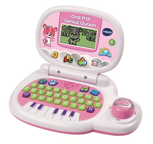 Ordi P'tit Genius Ourson rose - Vtech