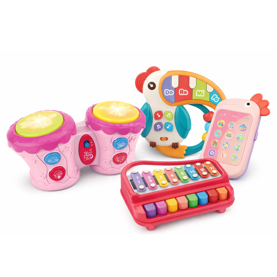Pack Musical Éveil Bébé – 4 Jouets Interactifs