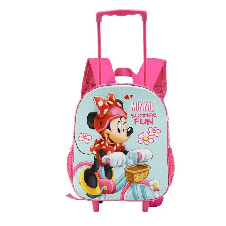 Sac à dos à roulettes 34cm Minnie Mouse Summer Fun 3D