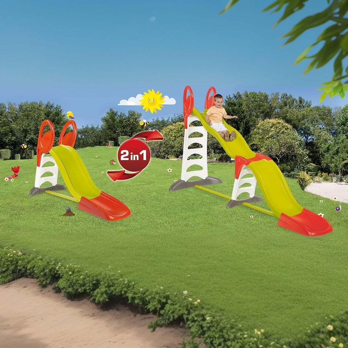 Toboggan 2 en 1 - SMOBY