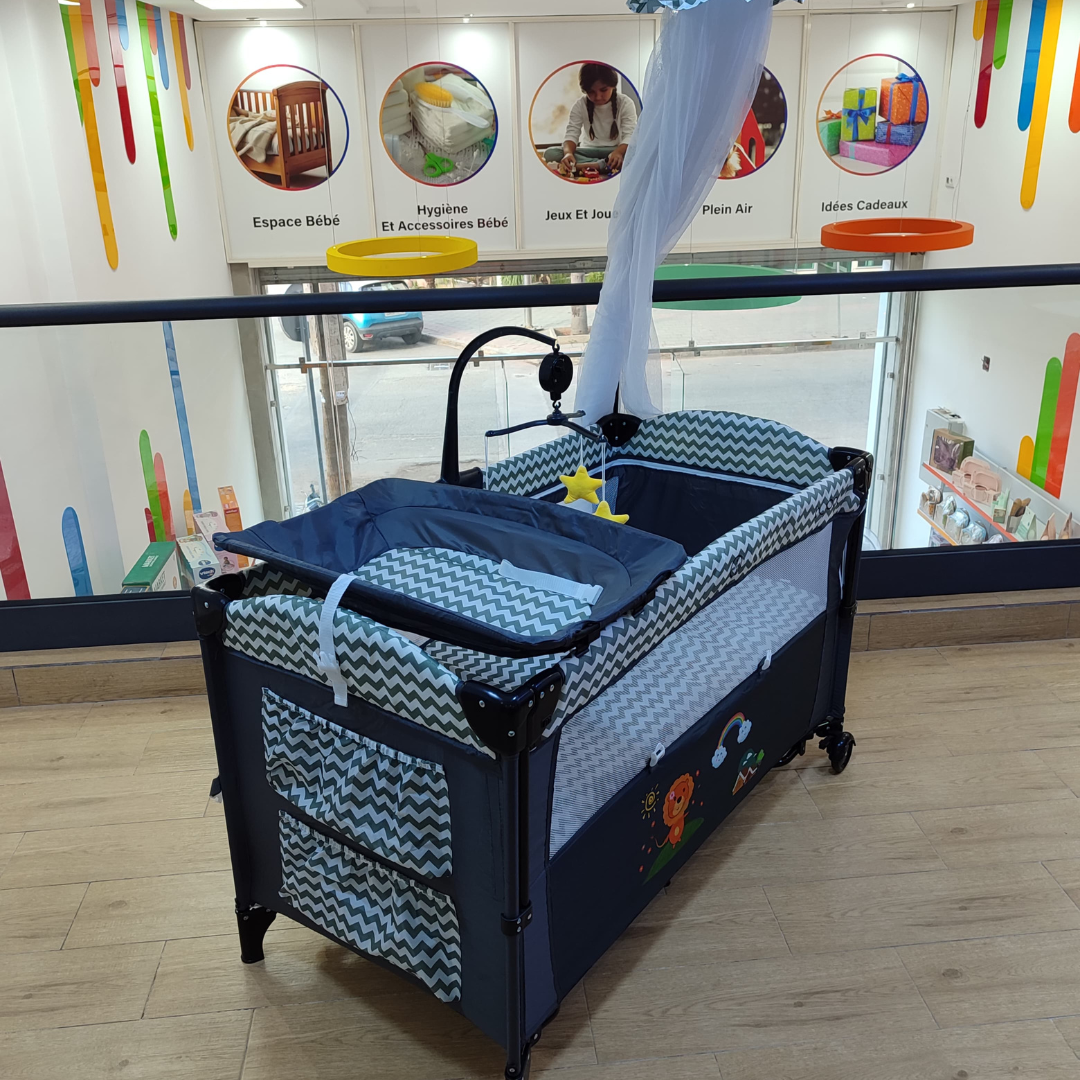 Lit bébé Cododo Parc 3 en 1 – BURBAY