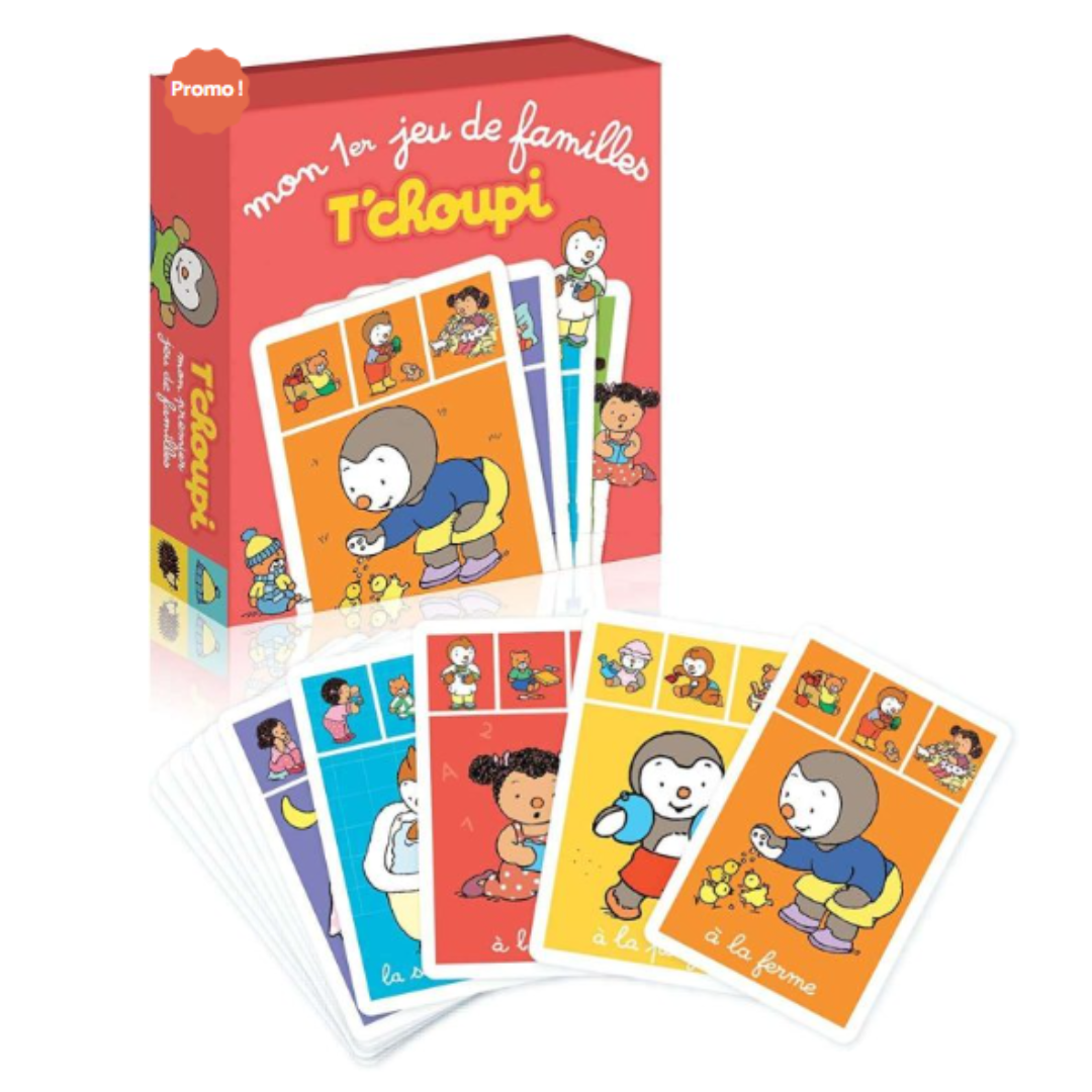 Mon 1er Jeu de Familles T'choupi