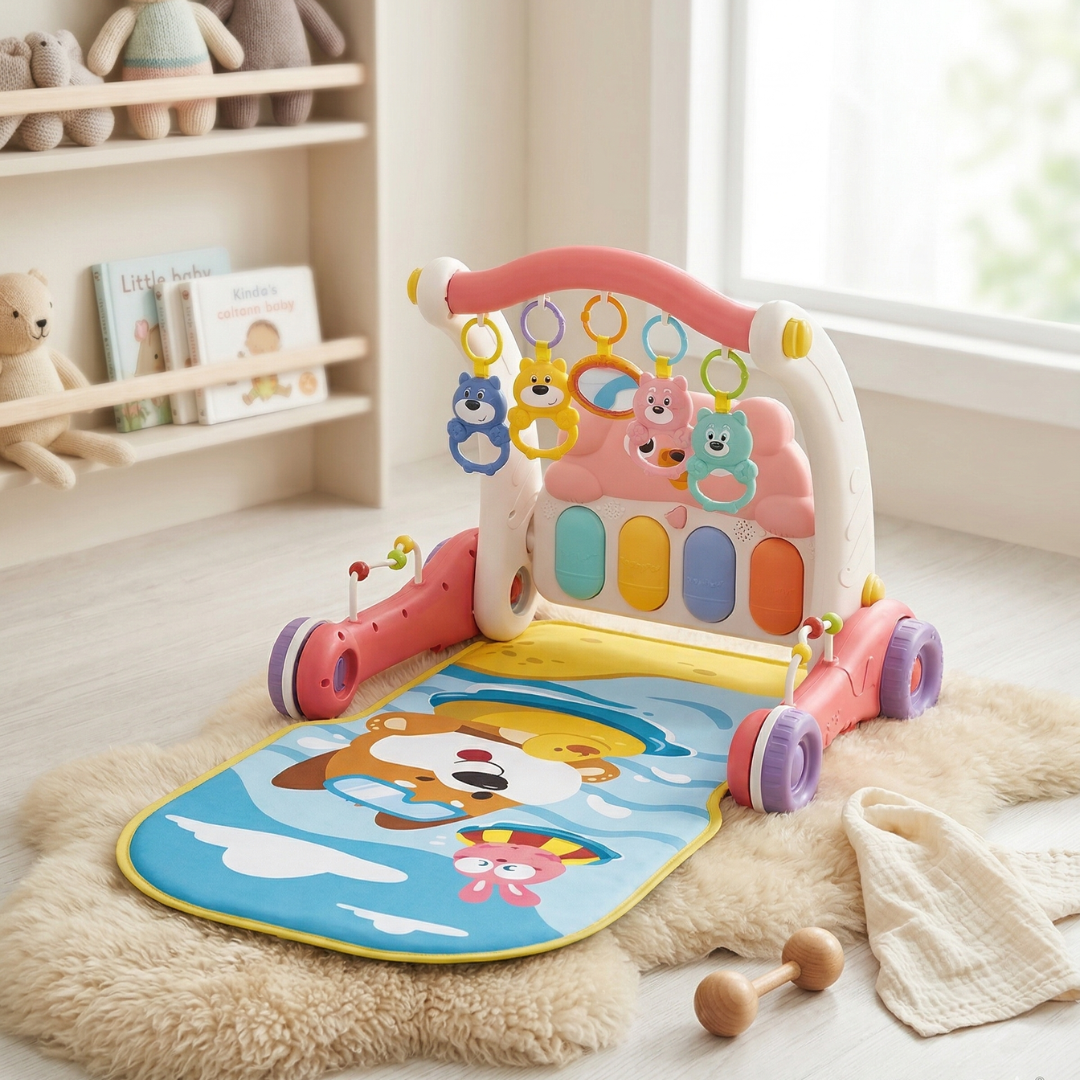 2 en 1 — Piano & Trotteur Bébé