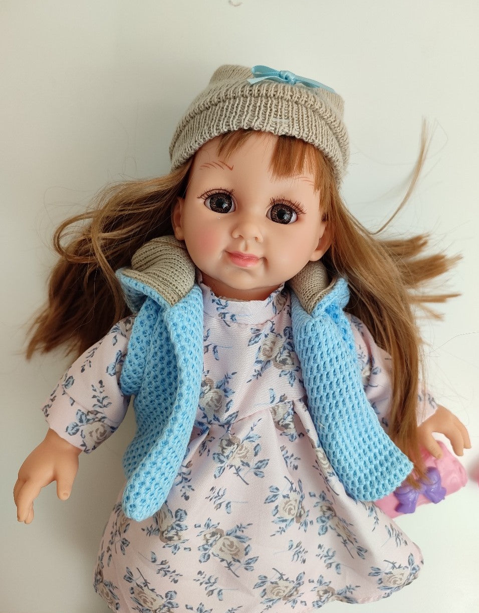 Poupée avec boléro Bleu ciel - CUFAN