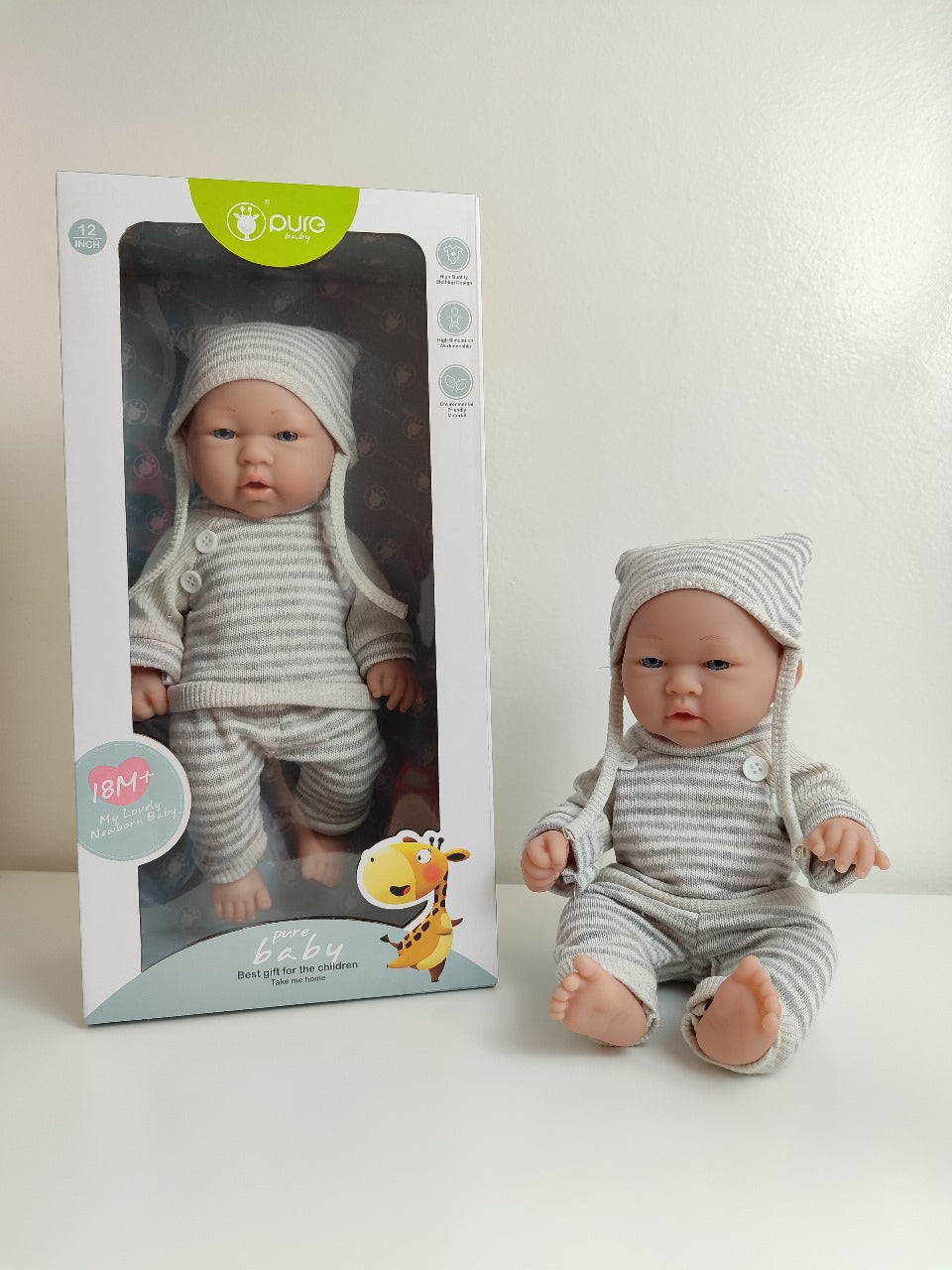 Poupée nouveau née en Vinyle - PUR