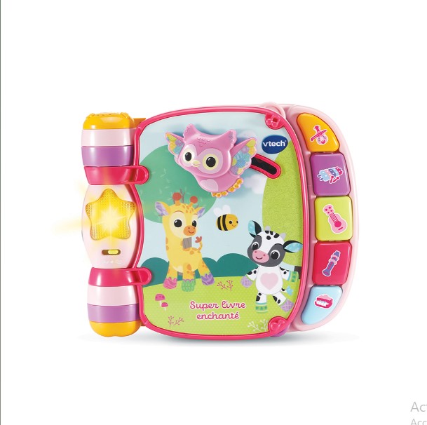 Super livre enchanté des Baby loulous Rose - Vtech