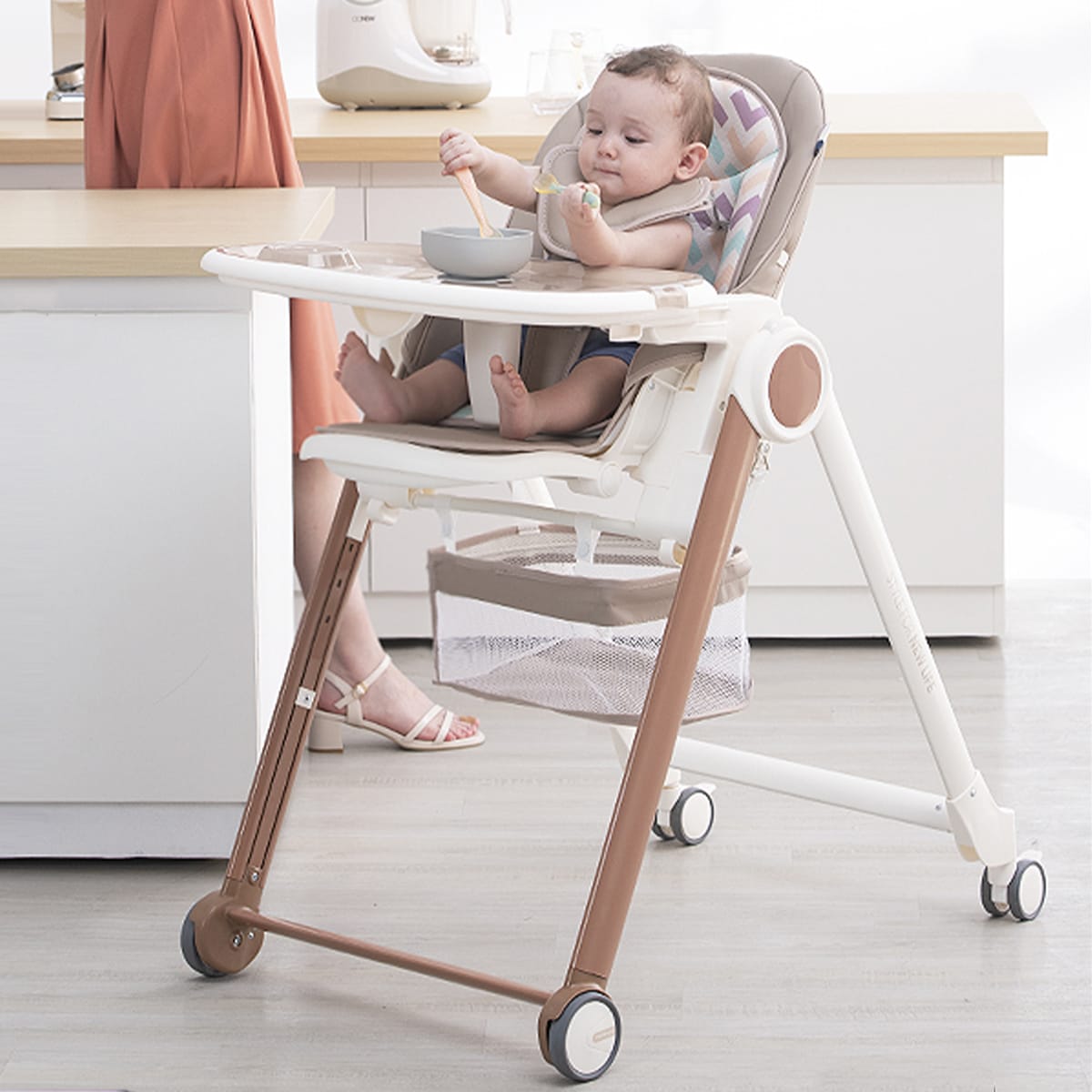 Chaise Haute Multifonctionnelle et Pliable