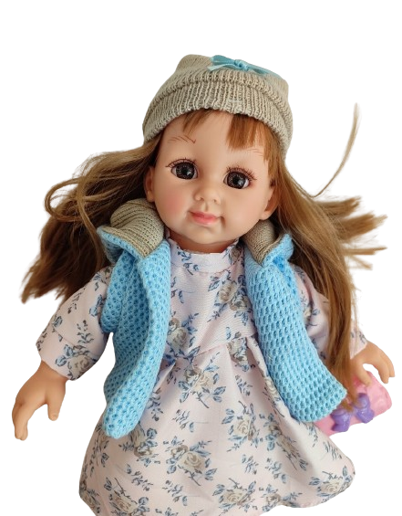 Poupée avec boléro Bleu ciel - CUFAN