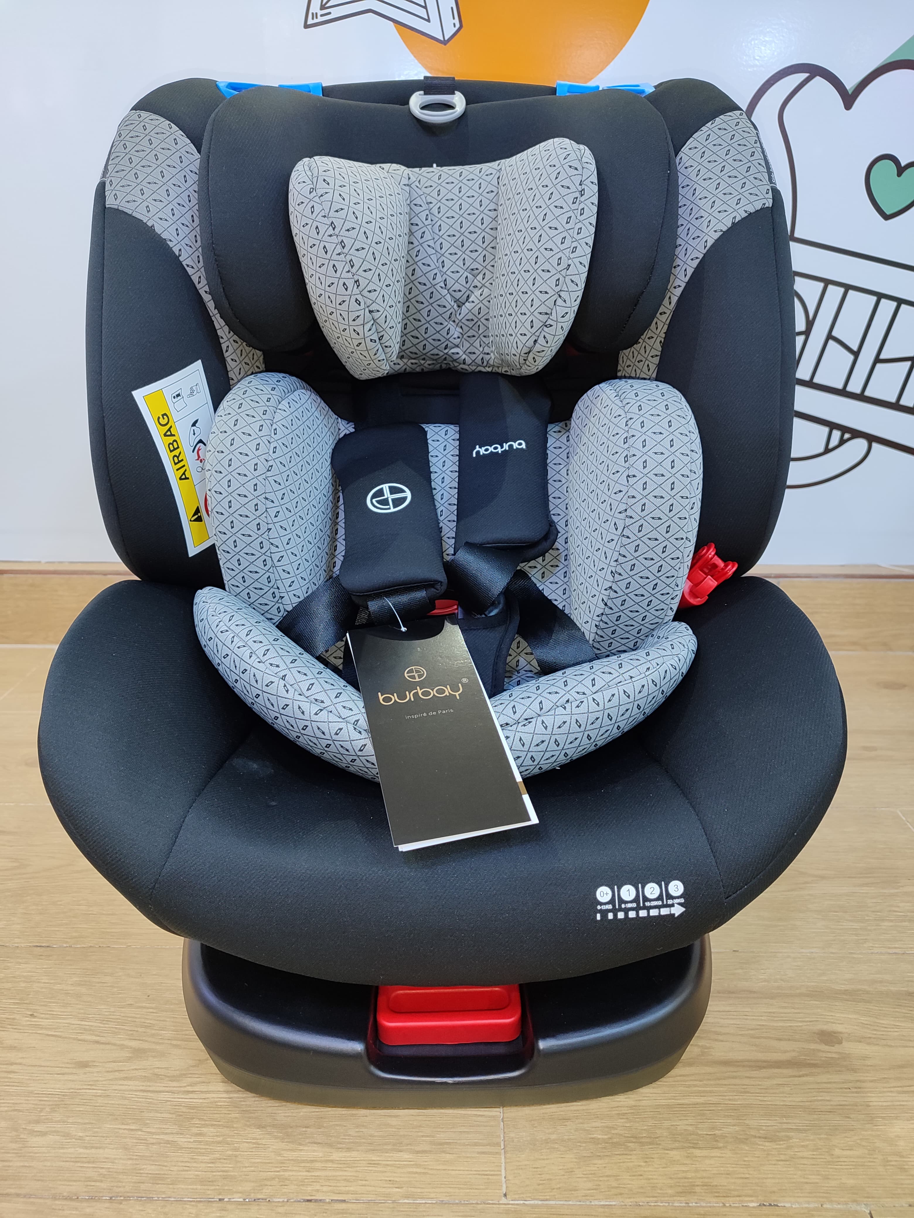 Siège auto rotatif isofix - Burbay