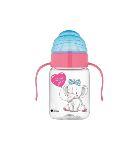 Tasses d'apprentissage à bec souple - ROSE