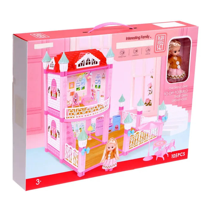 Maison de poupée - 105 pcs