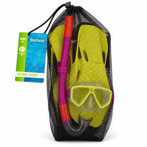 Set Bestway Crusader Essential rangé dans son filet de transport, étiquette CHILD 3+