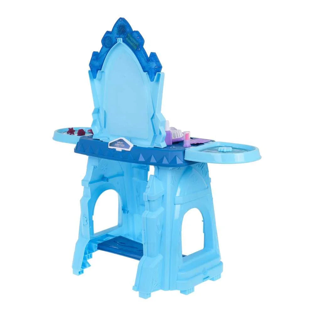 Coiffeuse magique Frozen avec lumières et musique - BLEU