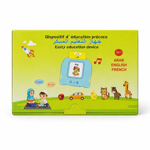 Coffret cartes flash interactives trilingues 3 en 1 arabe français anglais
