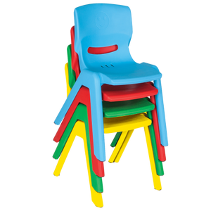 Chaise enfant Pilsan — 4 coloris empilés