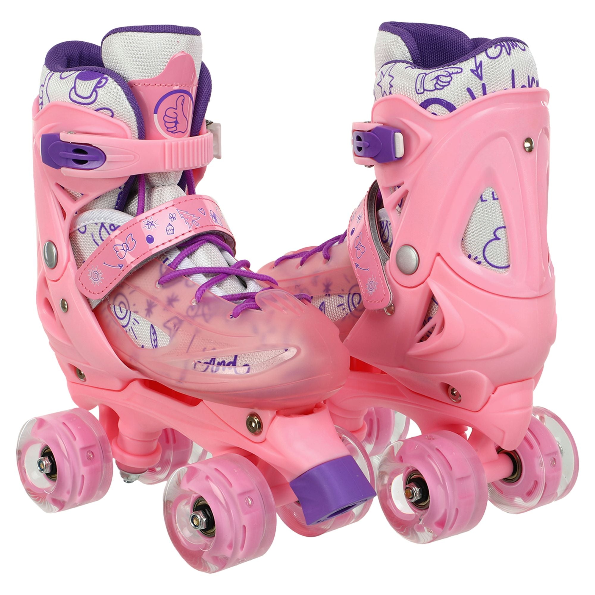 Patins à roulettes pour enfants – Modèle 4 roues, ajustables