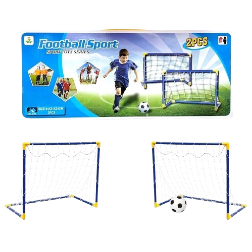 Ensemble de deux buts de football