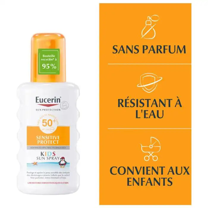 Eucerin Kids Sun Spray SPF 50+ detail