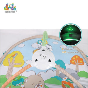 Module projecteur du tapis Konig Kids : 8 berceuses et lumières colorées au plafond