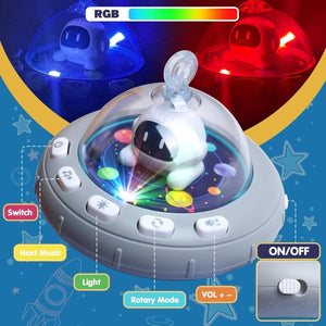 Panneau de commande du mobile : musique, lumière RGB, mode rotation et volume