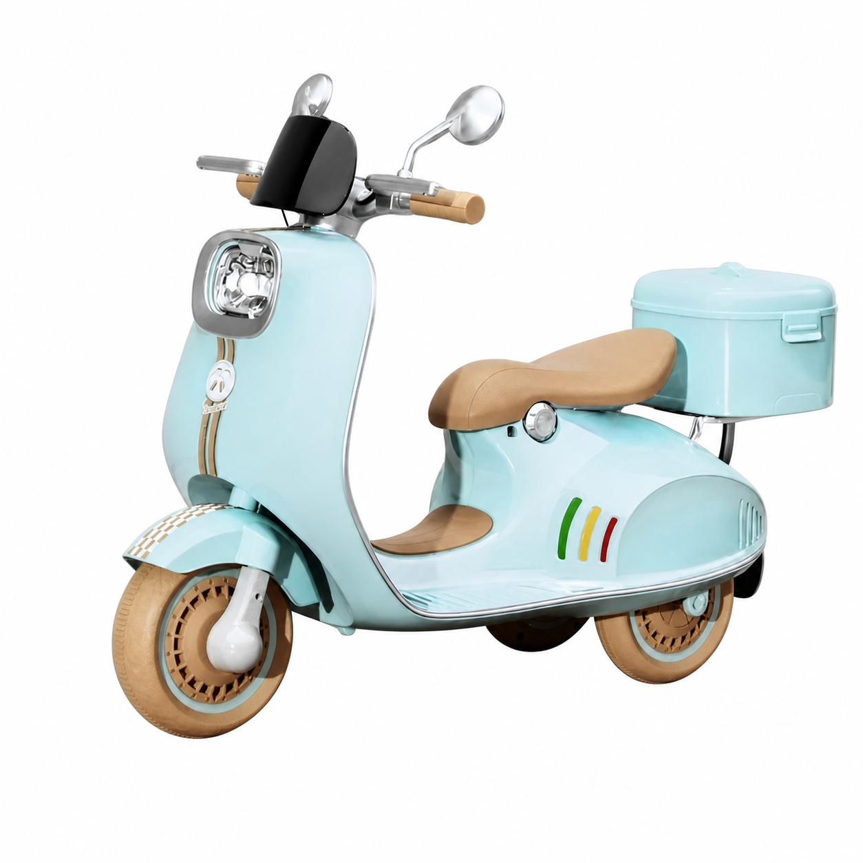 Scooter Électrique 12V pour Enfant - Style Vespa