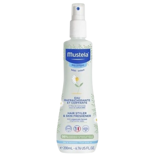 Mustela eau rafraichissante et coiffante - 200 ml