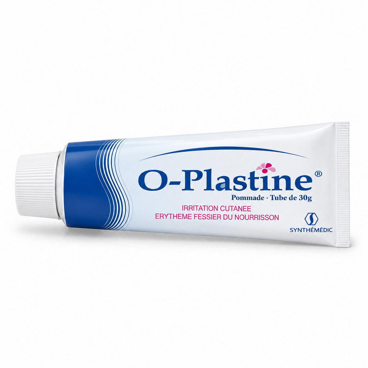 Tube O-Plastine pommade 30 g Synthémédic, bouchon à vis