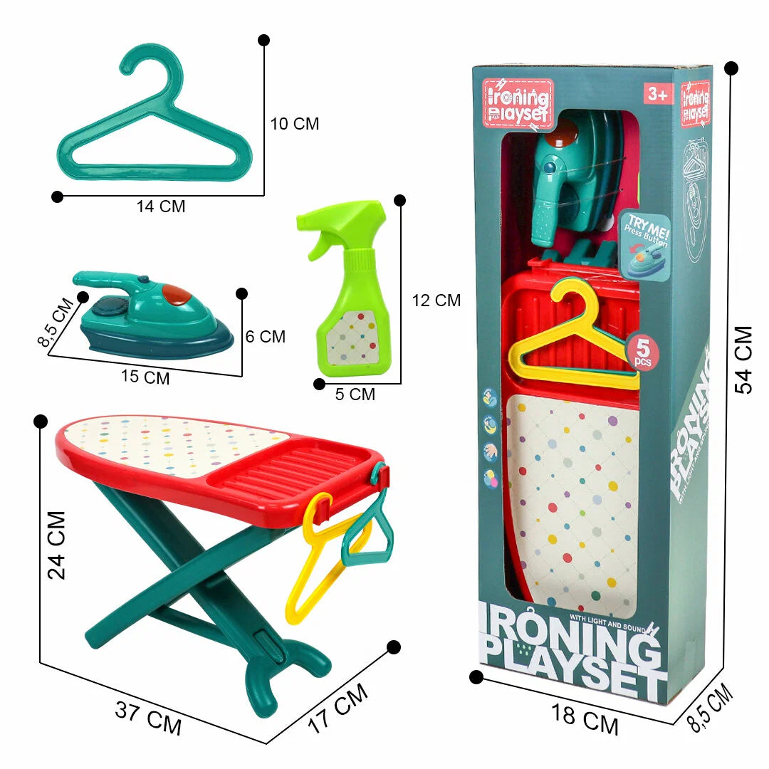 Planche à repasser avec accessoires