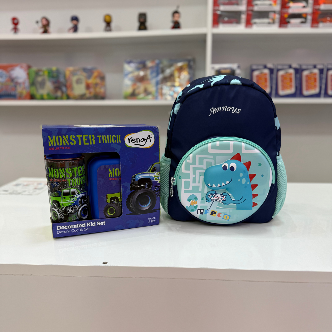 PACK CRECHE ( cartable + boite à gouter + gourde )