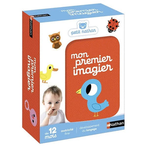 Boîte Petit Nathan Mon premier imagier, motricité fine et développement du langage, dès 12 mois