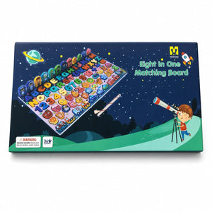 Boîte de la planche éducative 8 en 1 muwantu Eight in One Matching Board