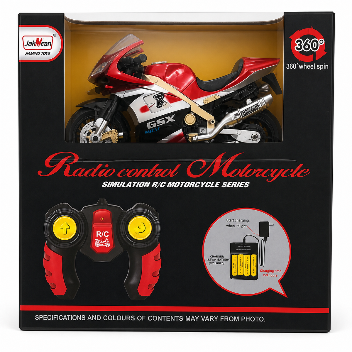 Moto télécommandée - ROUGE